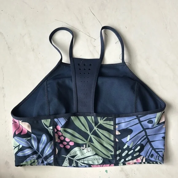 Joy Lab Floral Print Crop Top bra - Picture 3 of 4